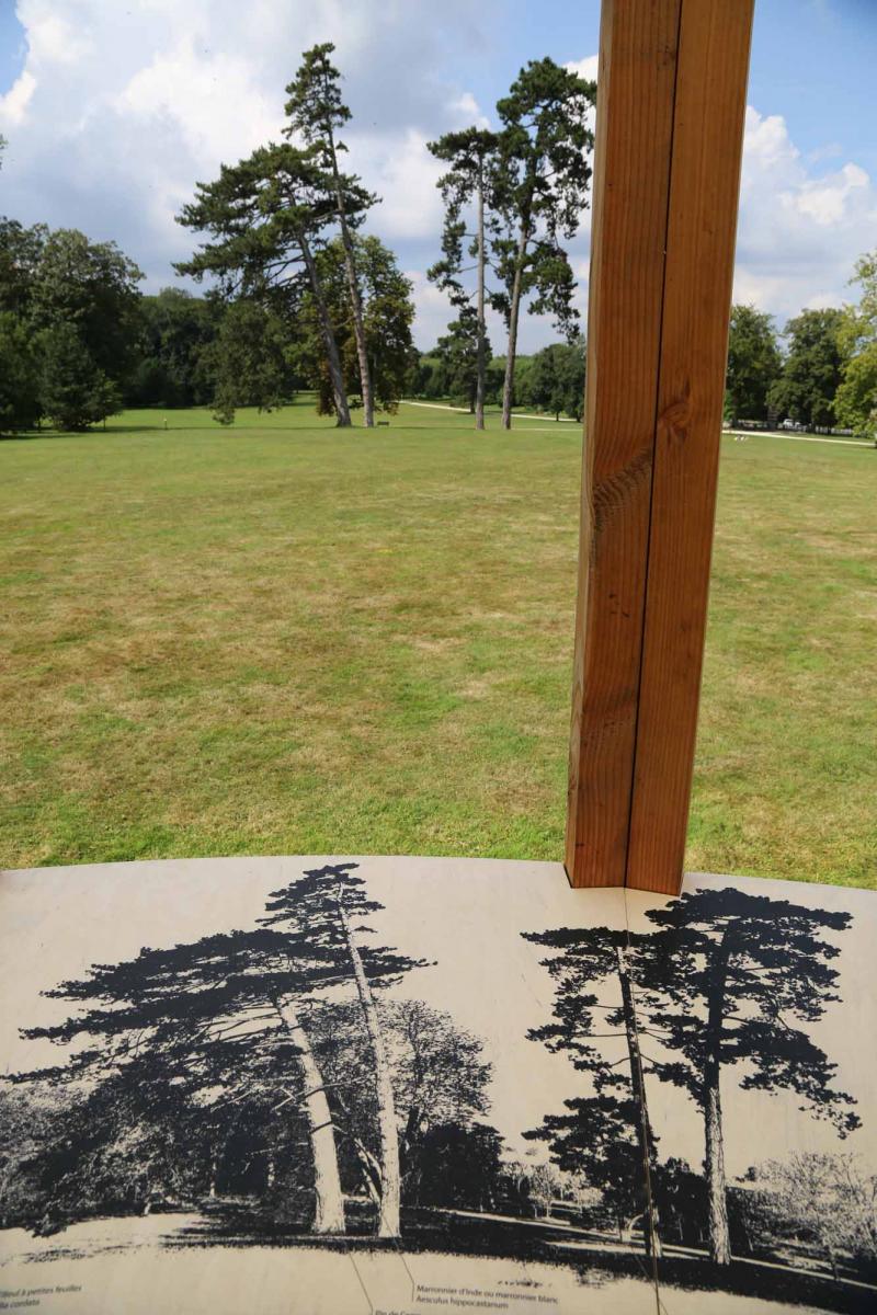 Paysage et table de lecture. Vue de l'exposition Micro-Climat