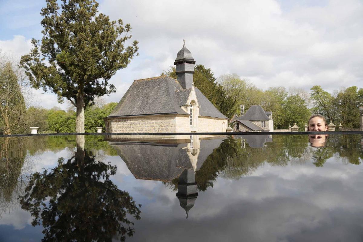  Vue de l'exposition au château de Trégarentec