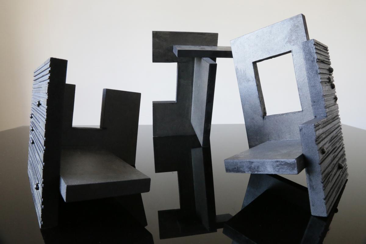 Maquette des trois modules