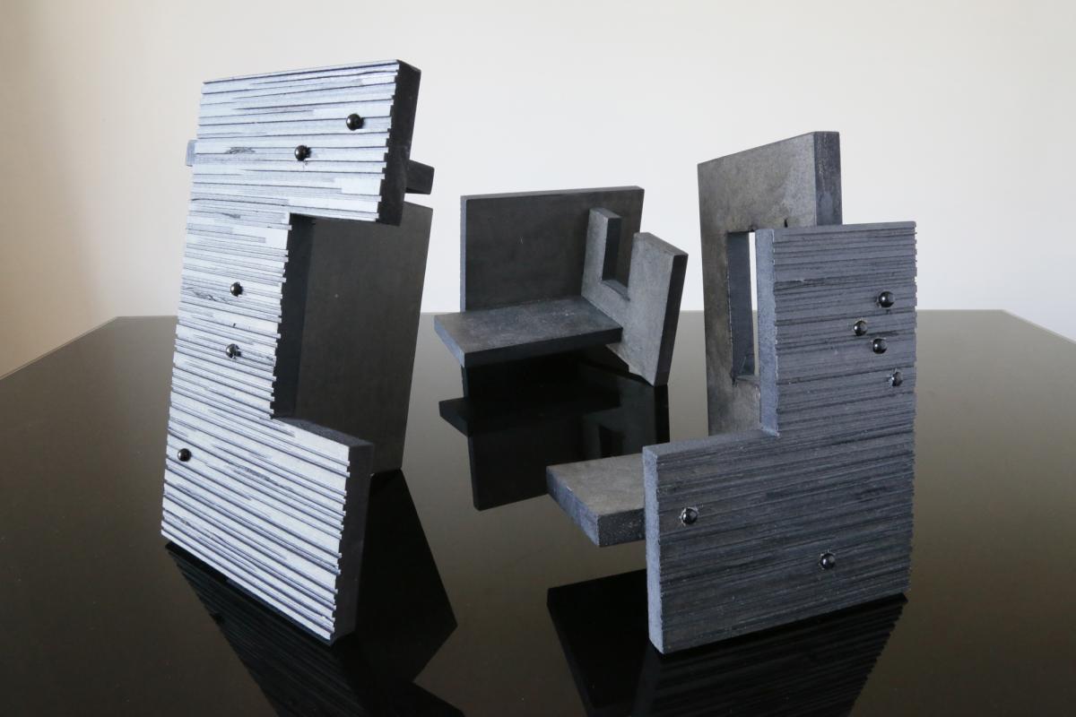 Maquette des trois modules