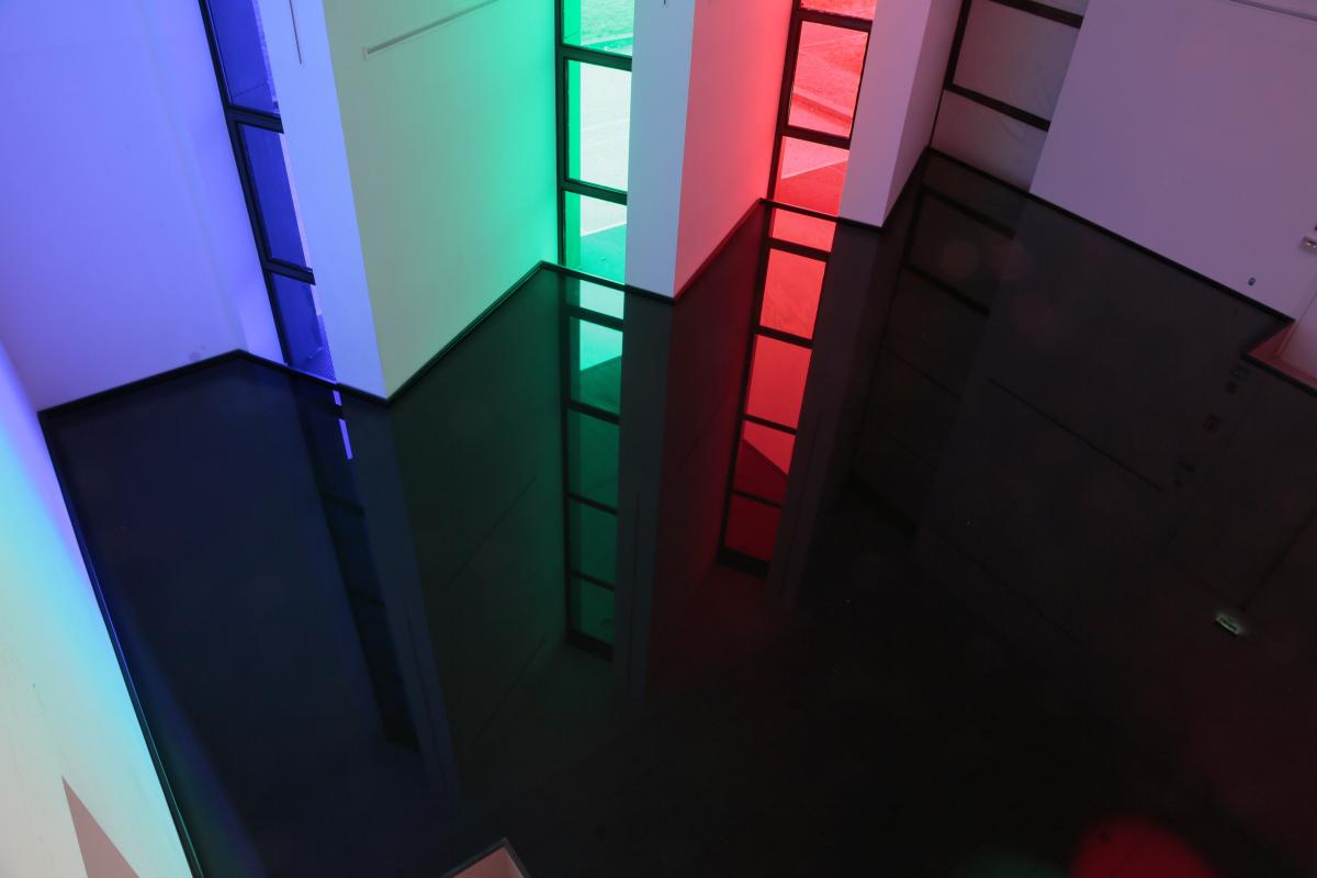 Vue de l'installation au Volume