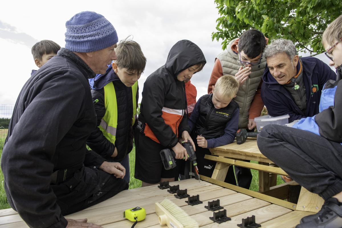 Sculpture, UNDAE, paysage, terrasse