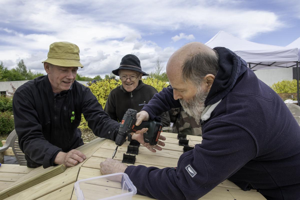 Sculpture, UNDAE, paysage, terrasse