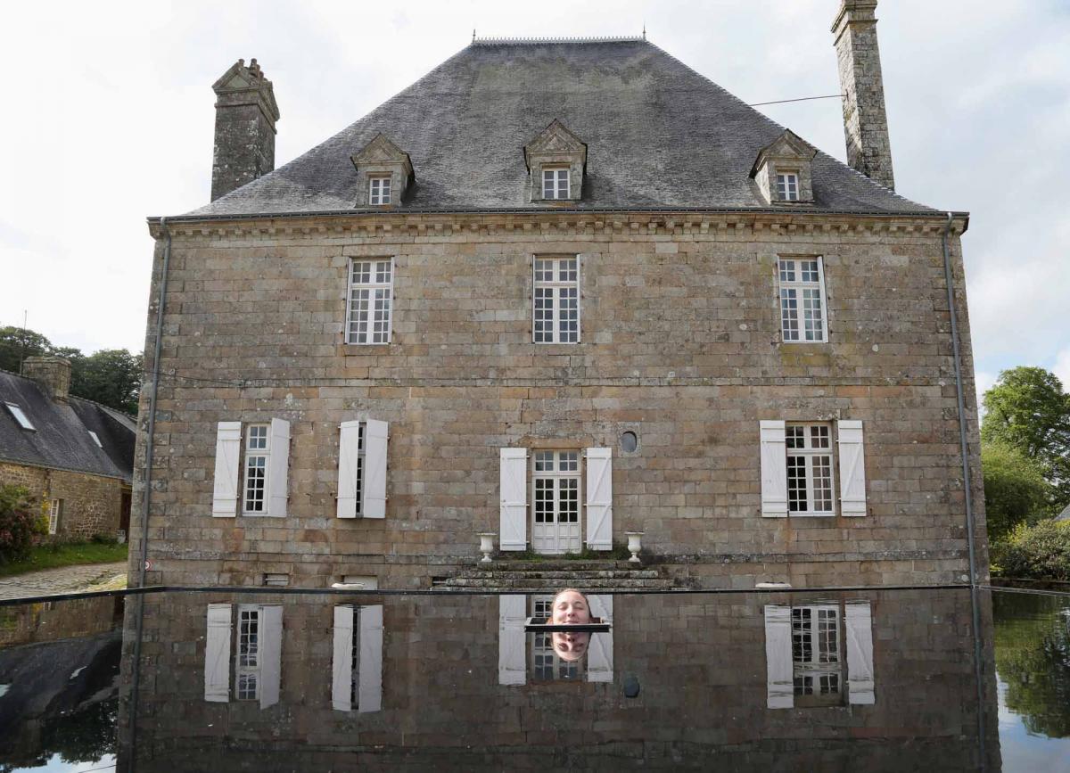   Vue de l'exposition au château de Trégarentec